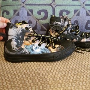 Boys Converse Batman Shoes